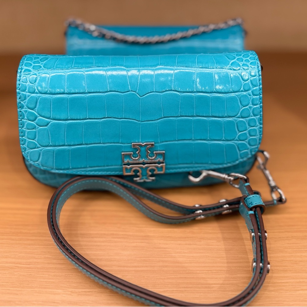 Tory Burch Turquoise Crossbody Bag
